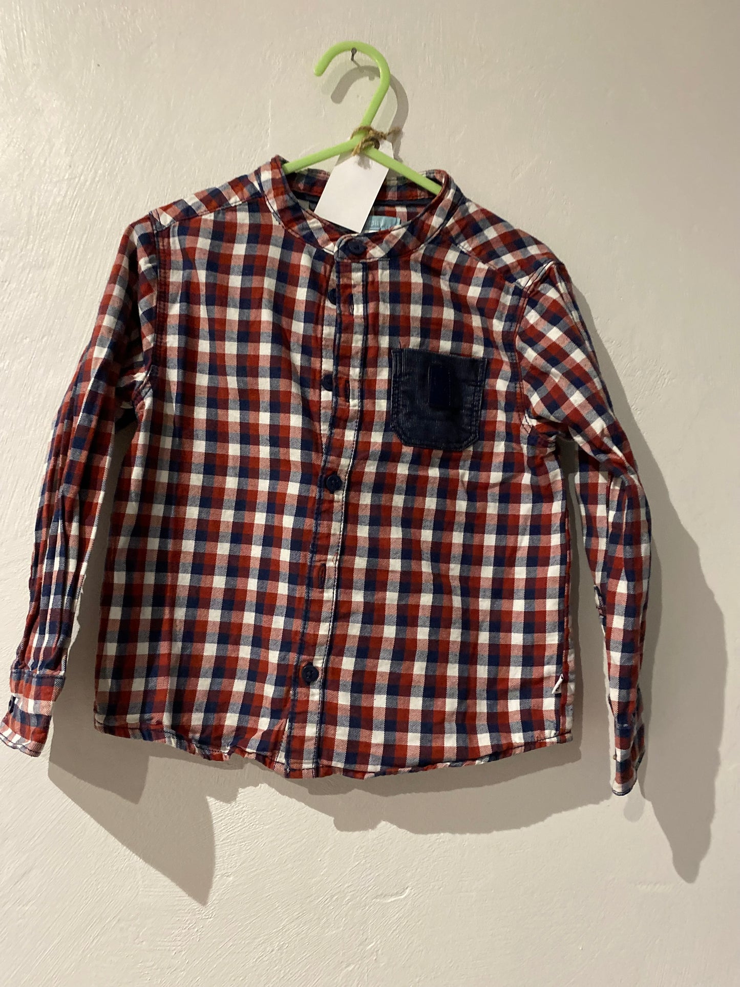 chemise à carreaux – okaïdi – 3 ans