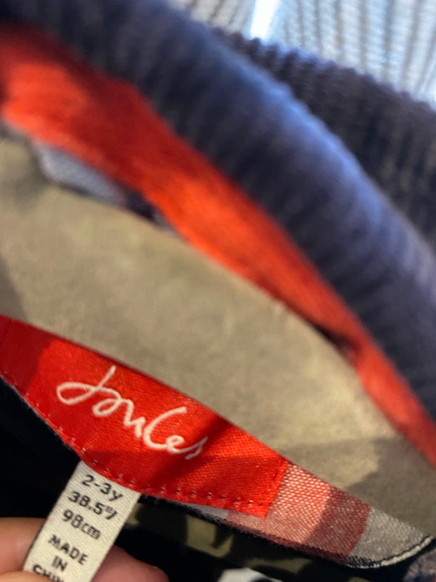 Blouson mi-saison matelassé marine – Joules – T3 ans