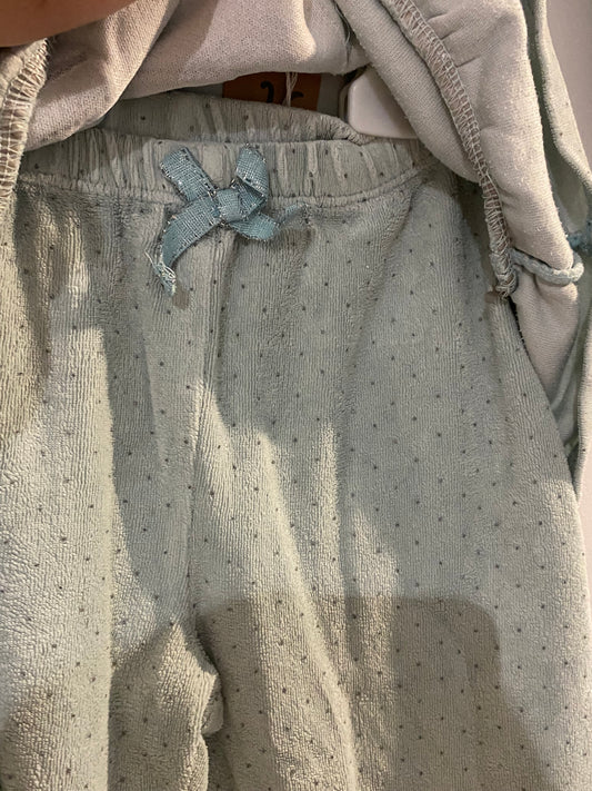 Pyjama 2 pièces enfant bleu ciel & blanc – 4 ans – Du Pareil au Même