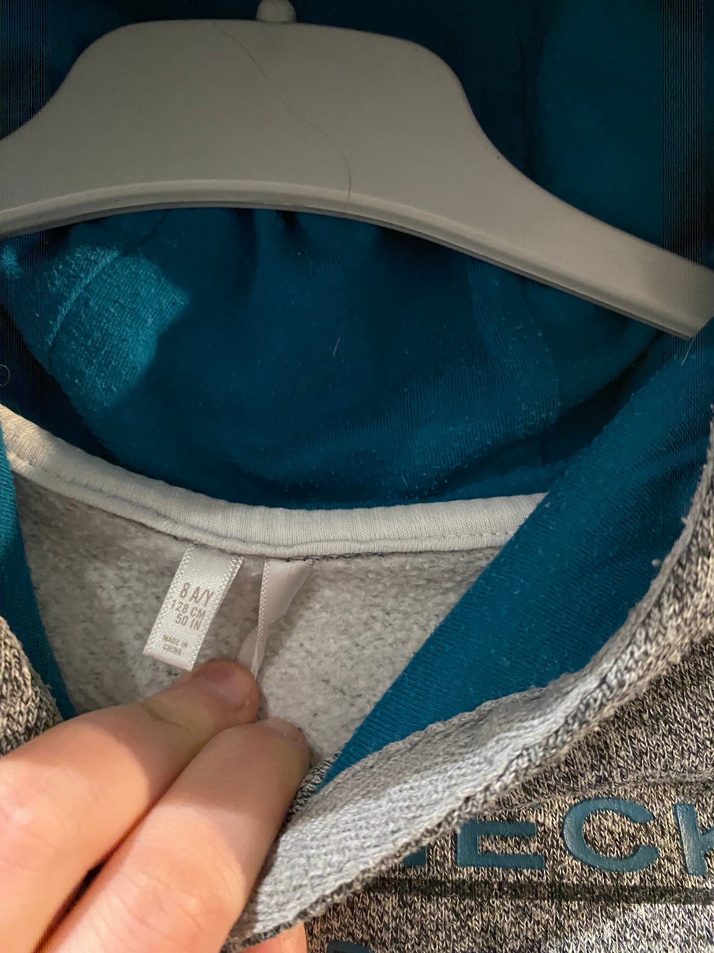 Sweat à capuche gris & bleu Escape – Orchestra – 8 ans