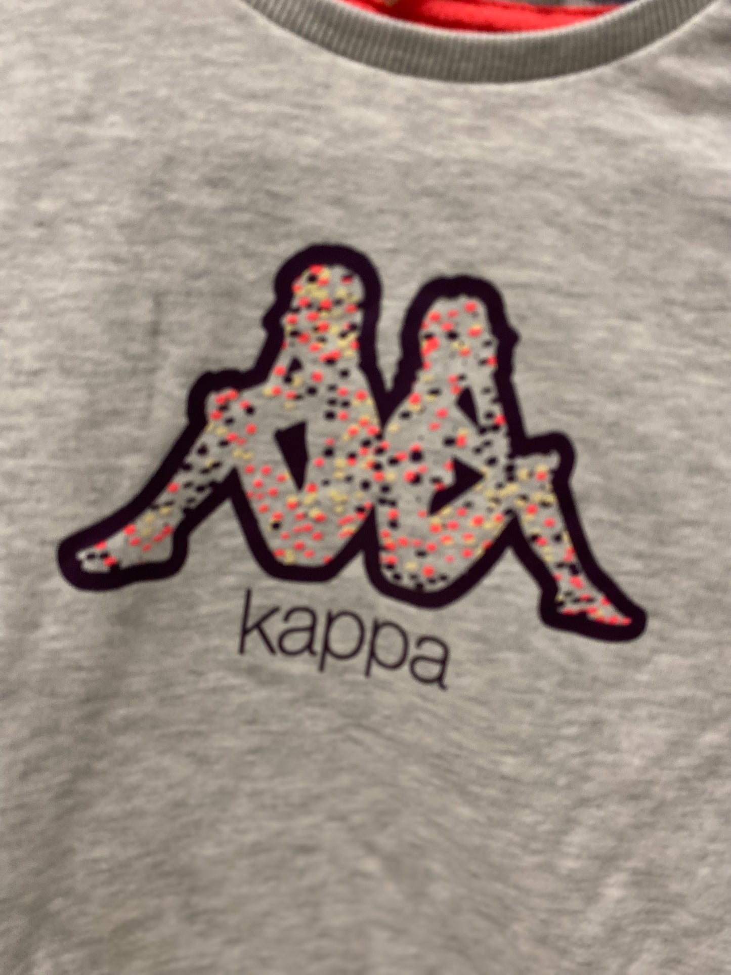 Sweat gris déco rose – 6 ans – Kappa