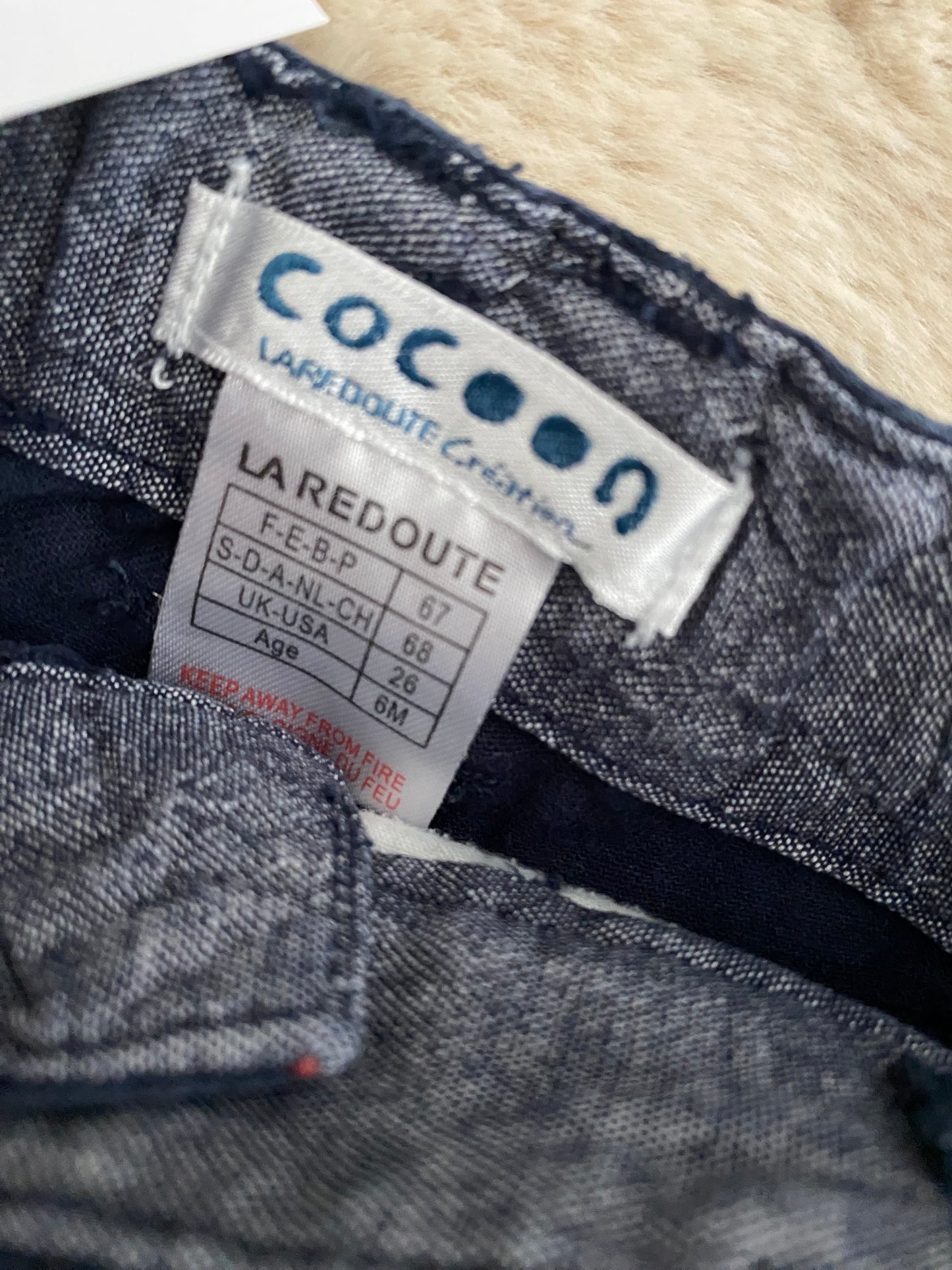 Pantalon chino marine – 6 mois COCOON