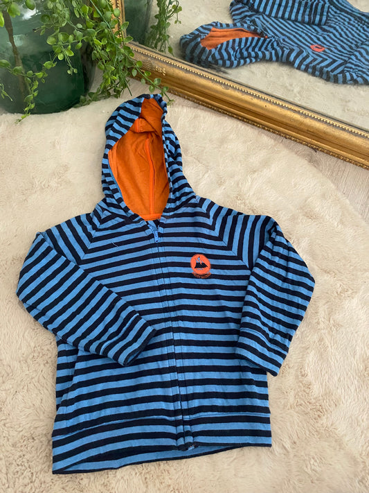 Gilet léger bleu & noir – 24 mois – Petit Bateau