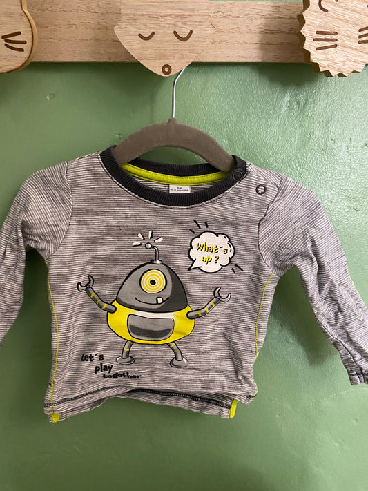 T shirt ml rayé 1 M