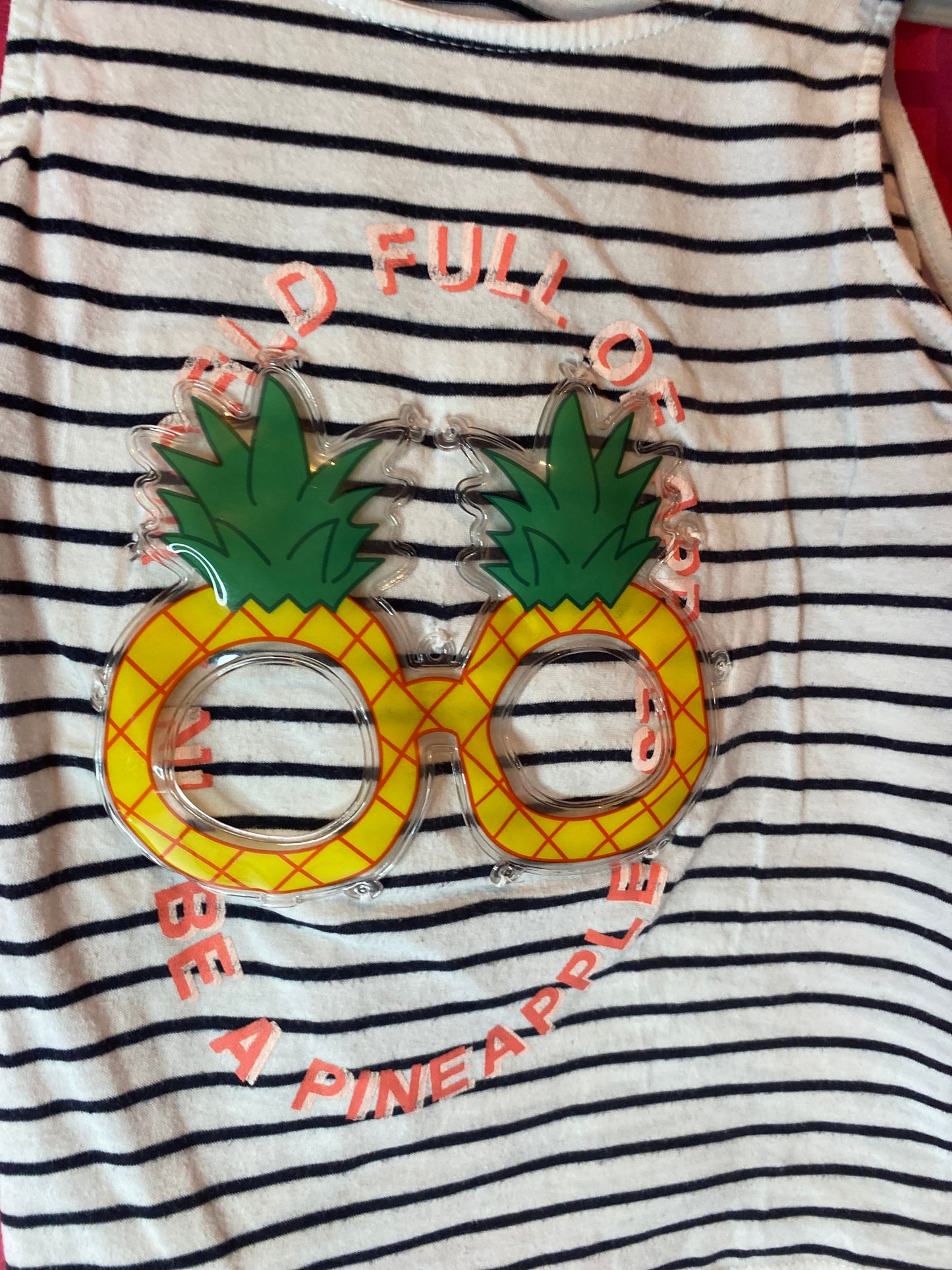 Débardeur rayé lunette 8 ans