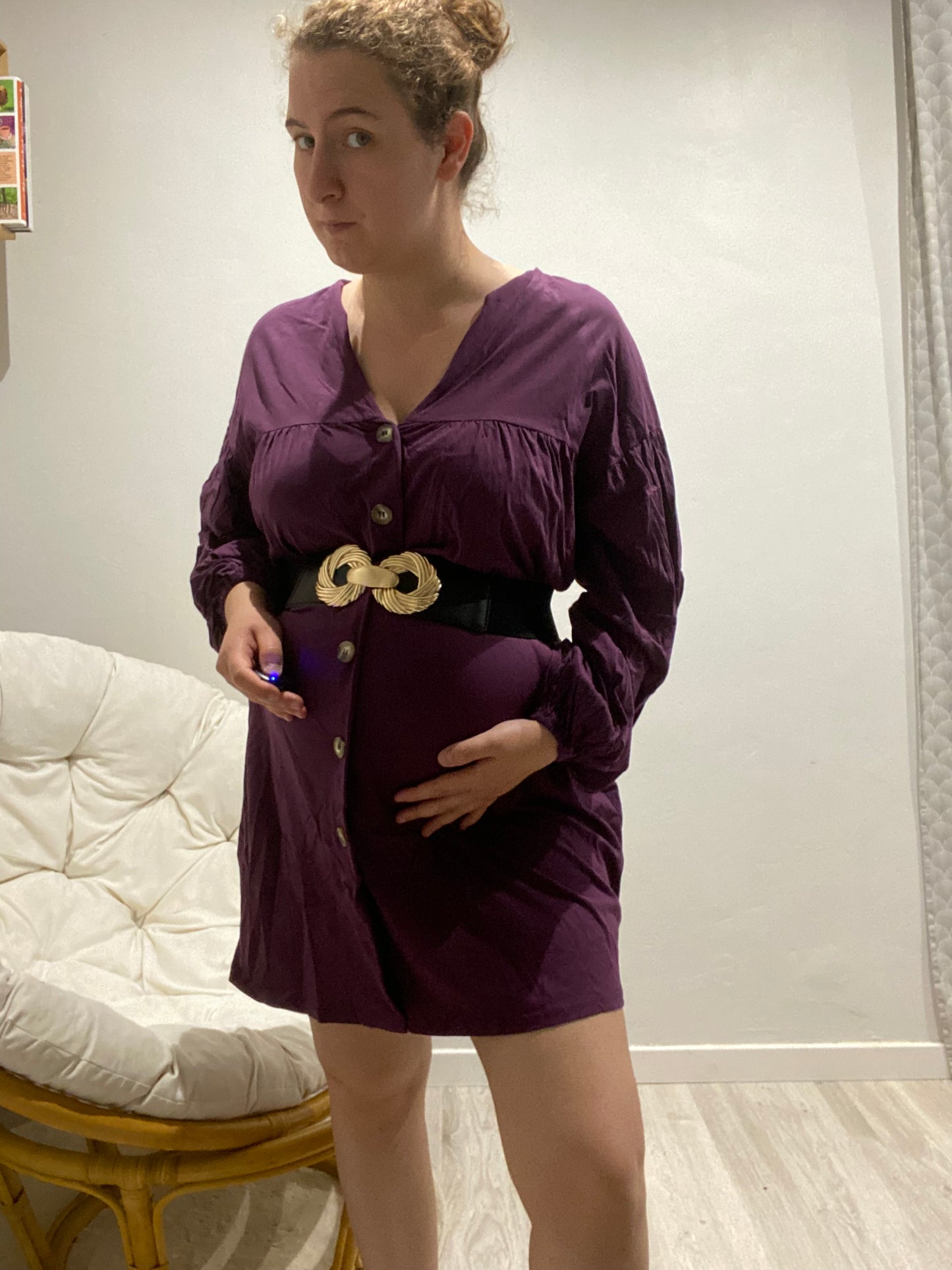 Robe violette