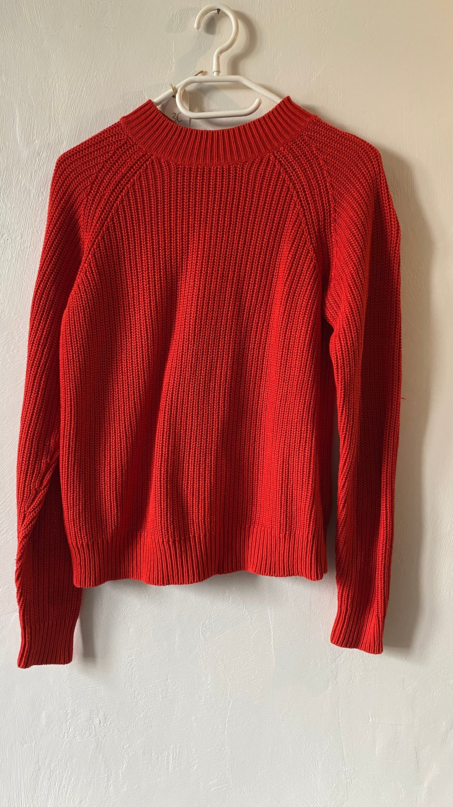 Pull rouge cintré – XS – H&M