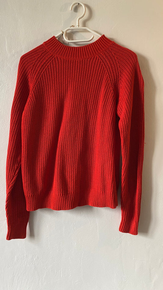 Pull rouge cintré – XS – H&M