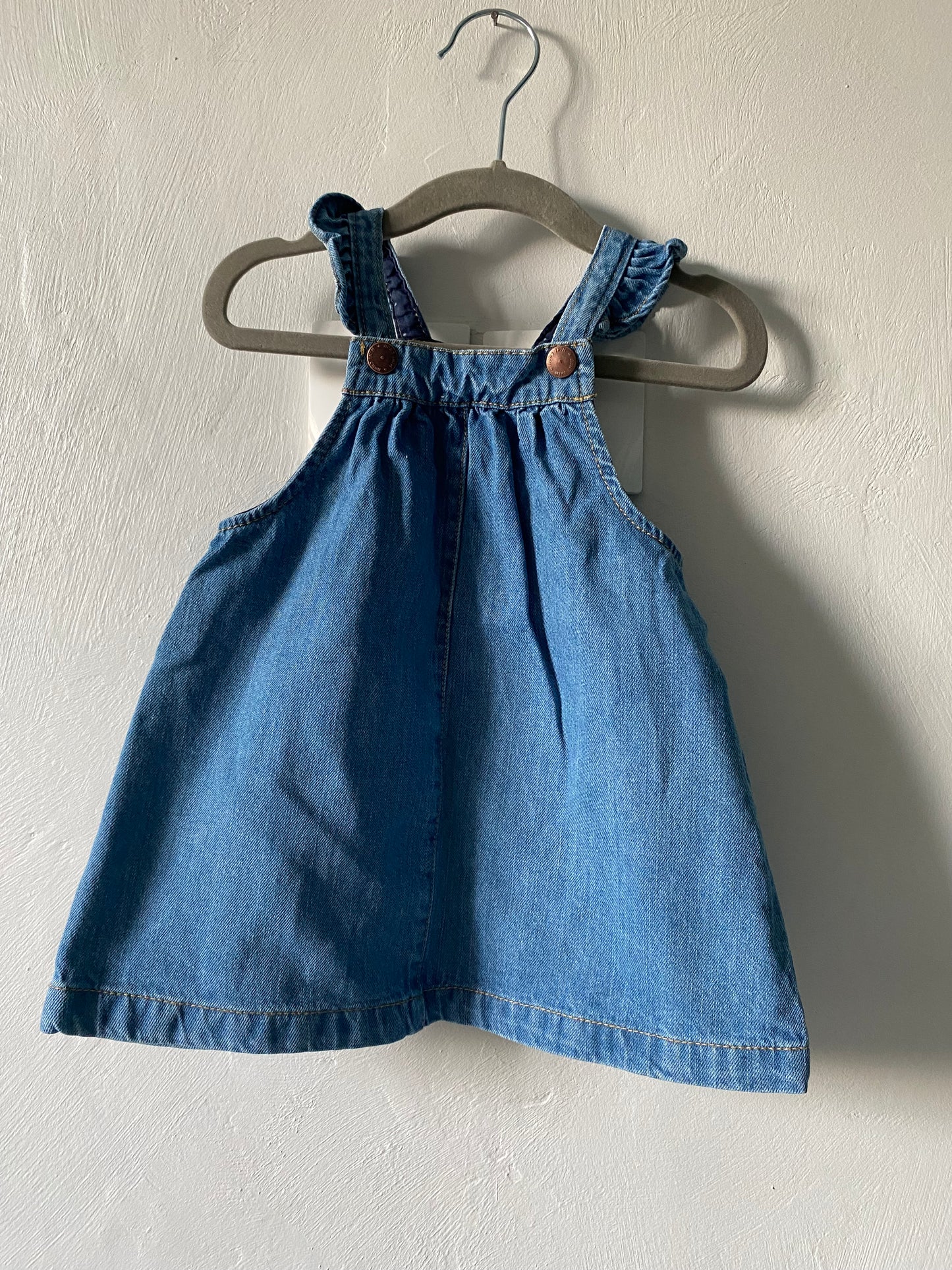 T-shirt manches longues lilas In Extenso avec col volanté - 18 mois