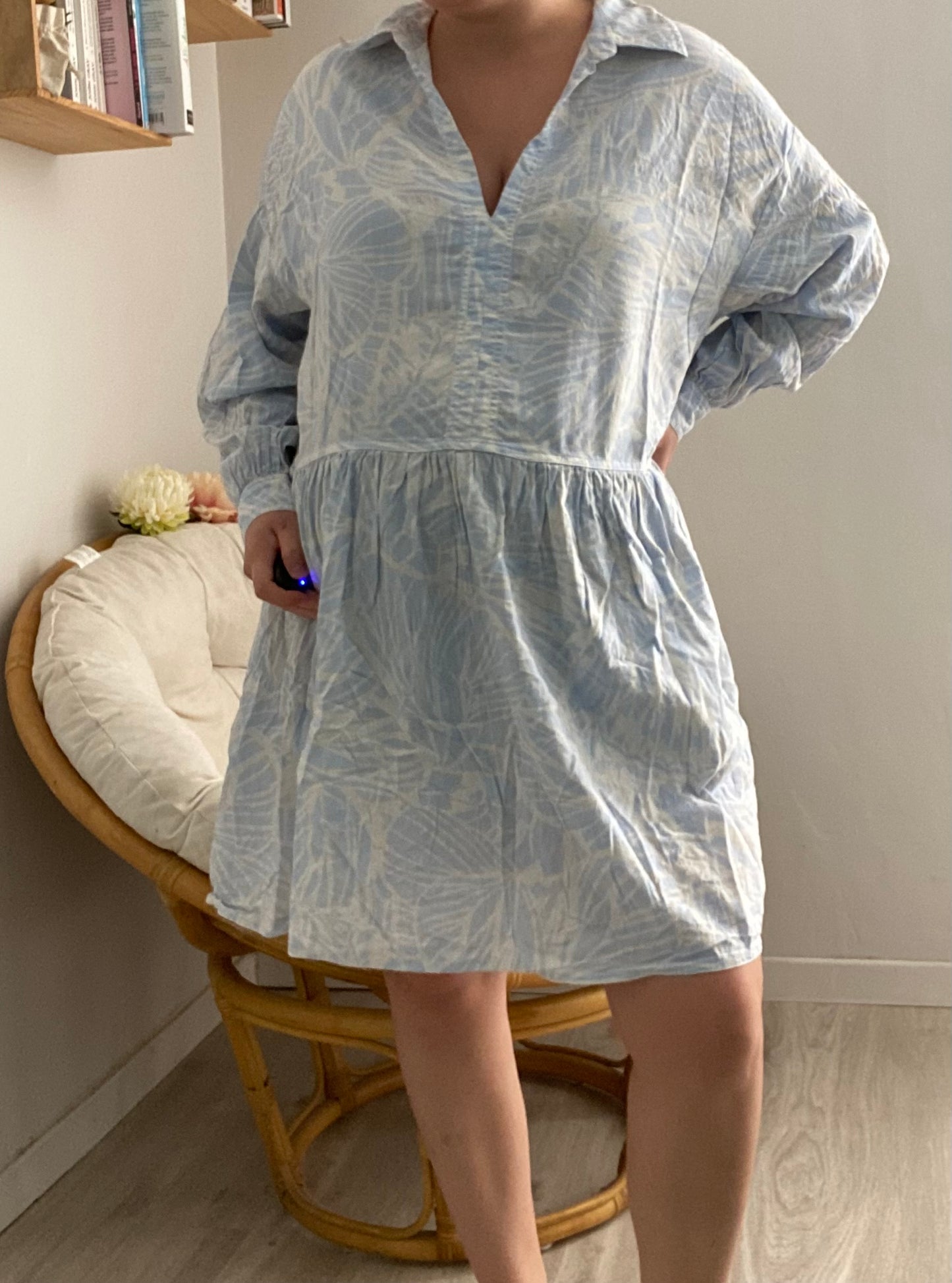 Robe bleue L