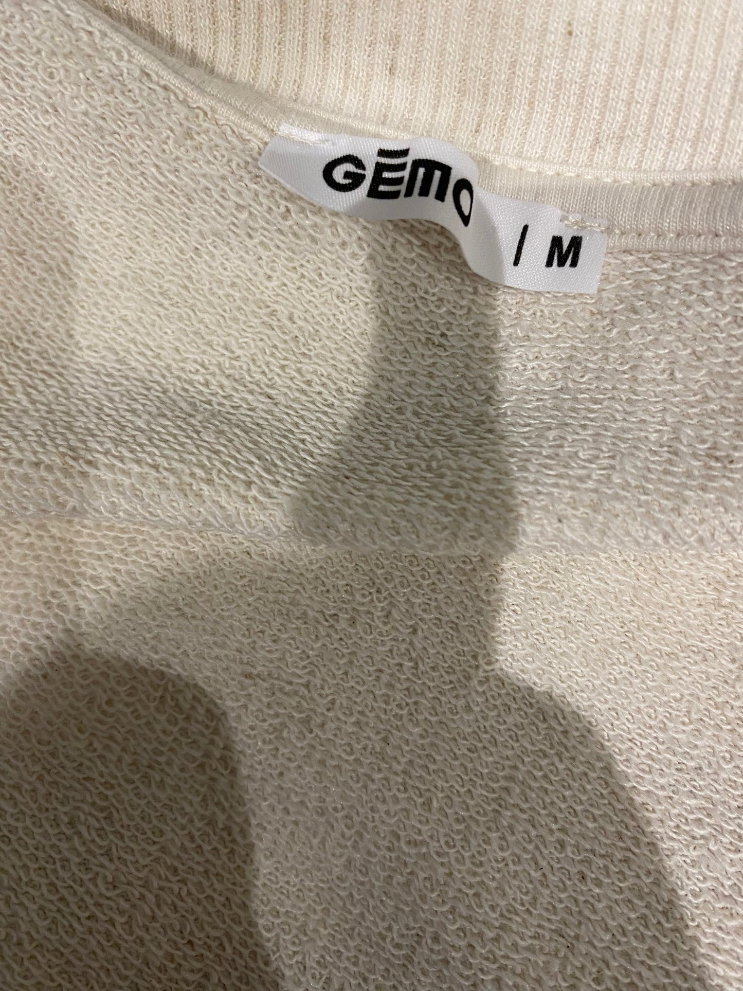 Sweat crème avec écriture tendance – T.M – Gémo