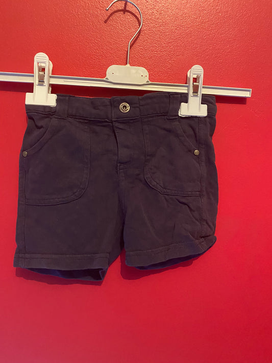 Short bleu marine effet jogging – Tape à l’œil – 18 mois