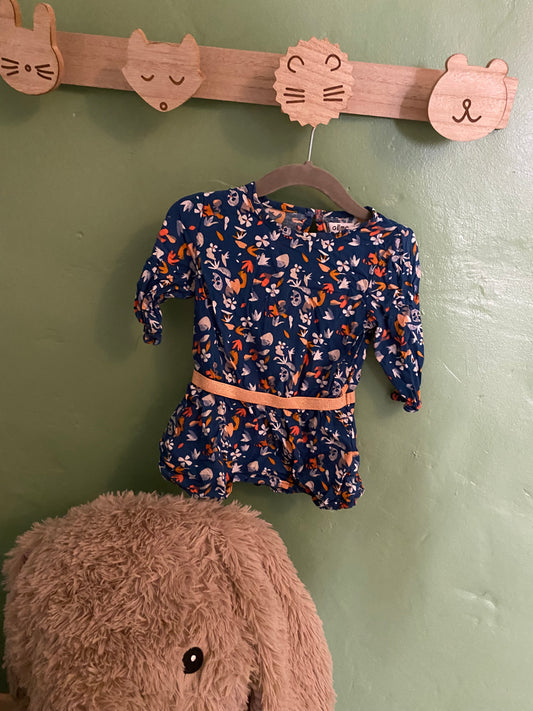 Robe à fleurs 12 M