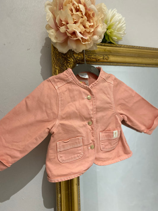 Veste vieux rose 6 mois