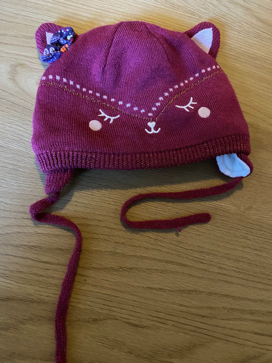 Bonnet bordeaux avec cordons – 45 cm – Sergent Major