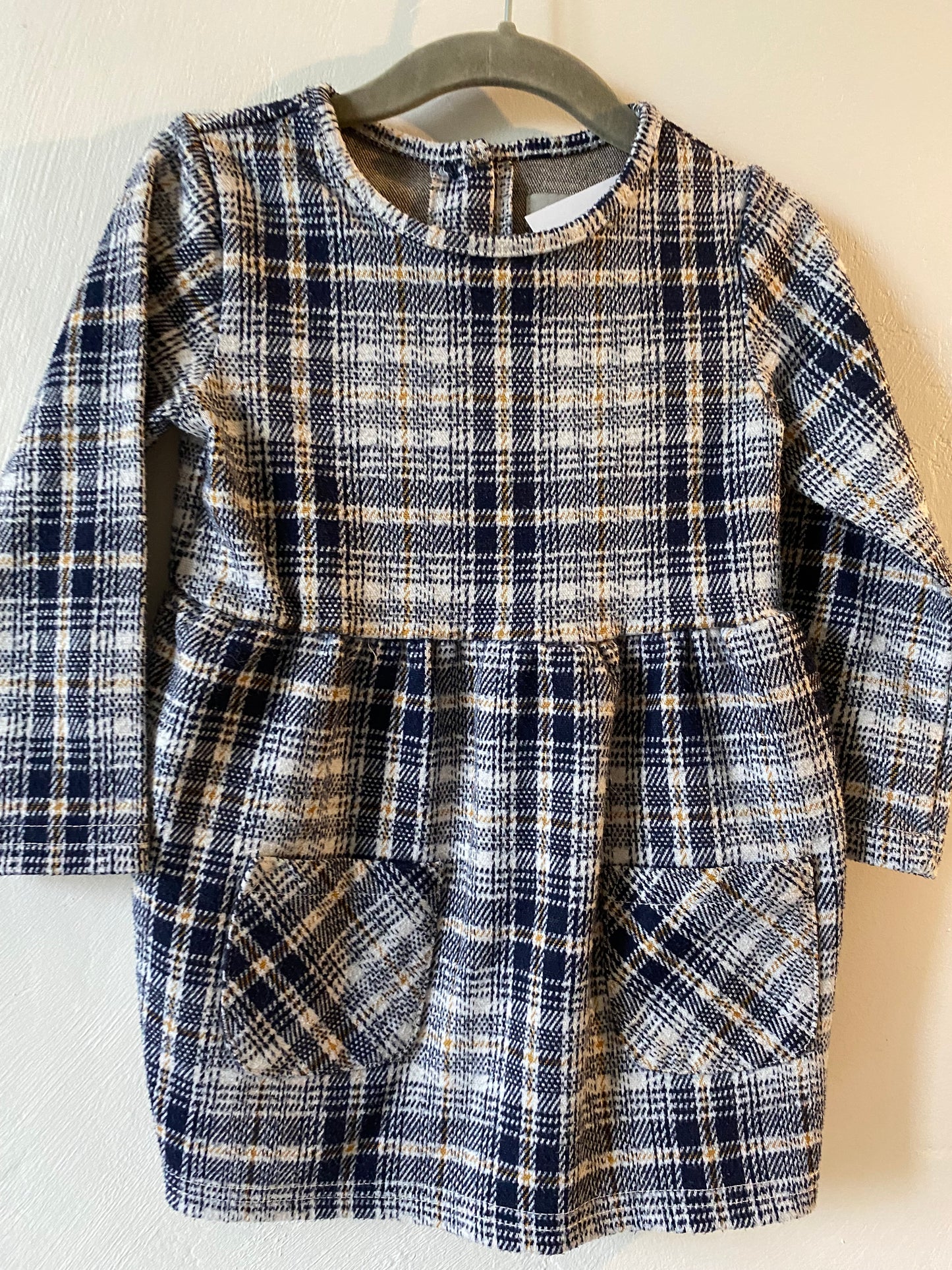 Robe bébé à carreaux style British School – 18/24 mois – Primark