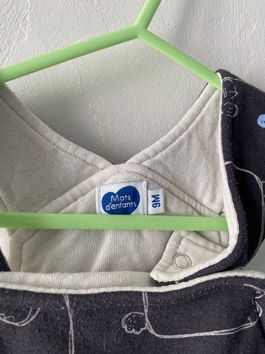 Salopette bébé chaude motif ours – 3 mois – Mots d’Enfants