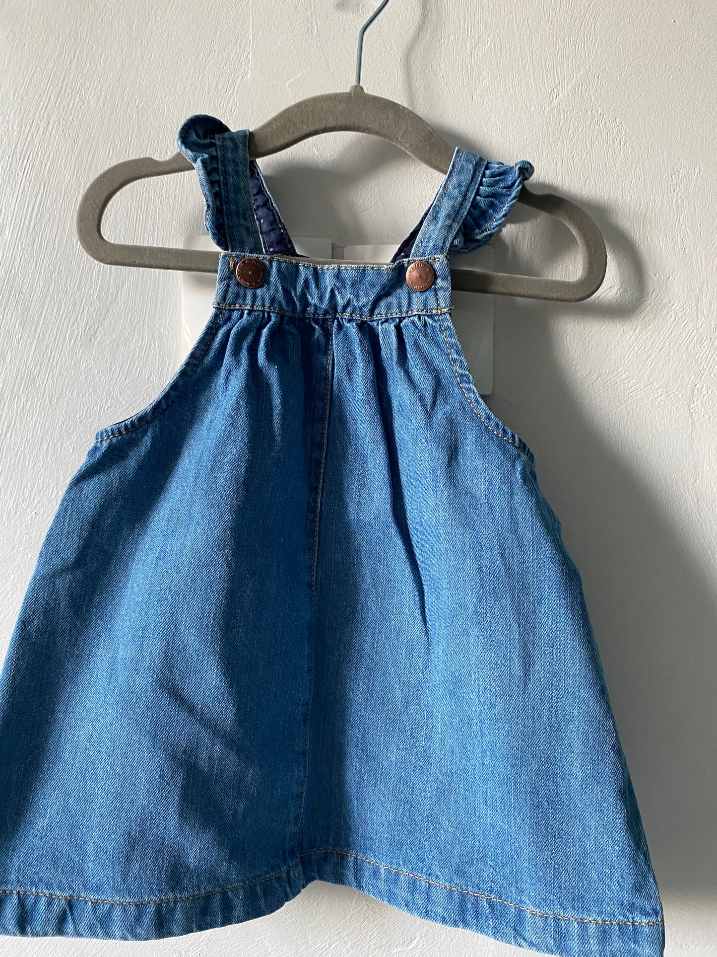 T-shirt manches longues lilas In Extenso avec col volanté - 18 mois