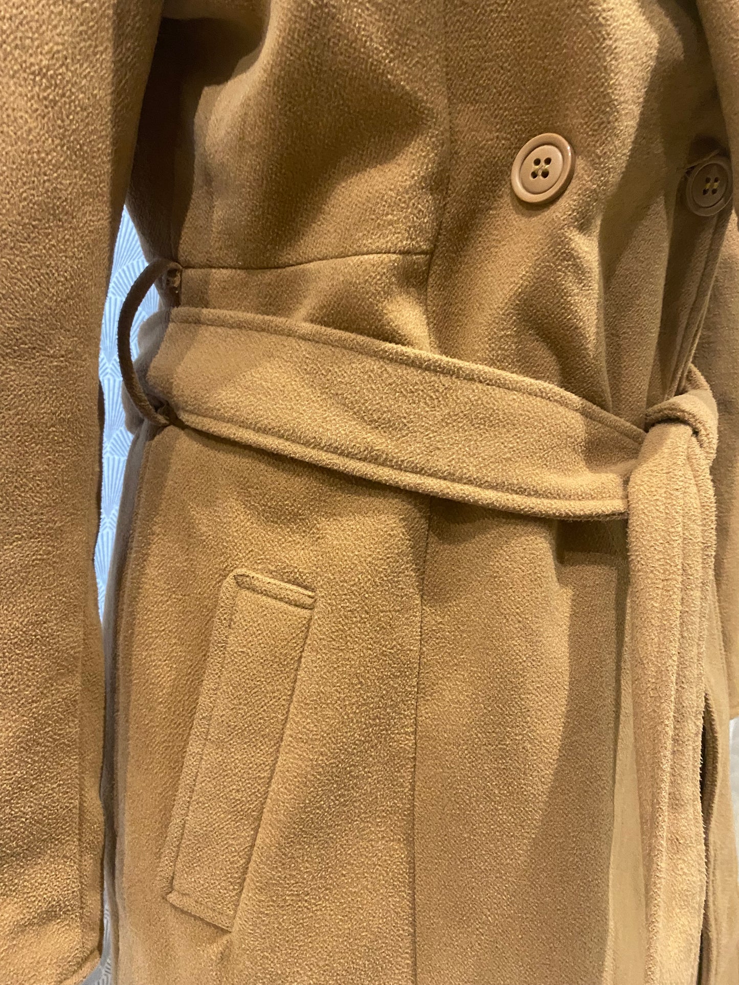 🤎 Trench beige col original – 3 Suisses – 42
