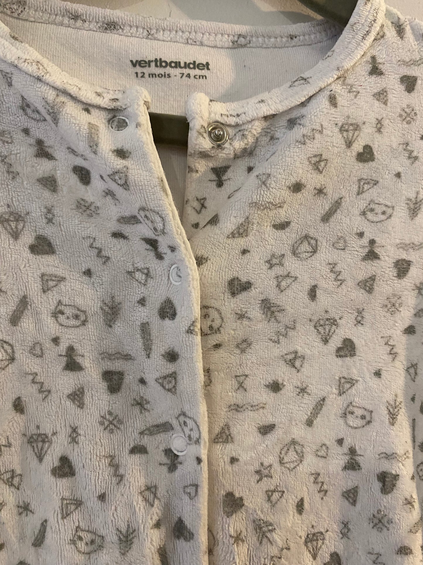 Pyjama grenouillère Vertbaudet - 12 mois (74 cm)