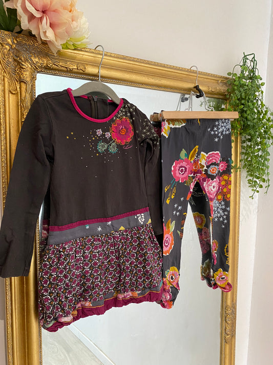 Ensemble fleur 4 ans
