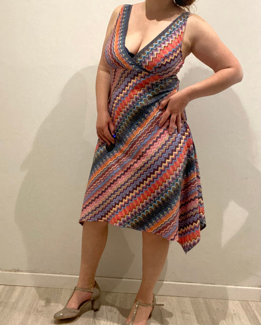 Robe multicolore L