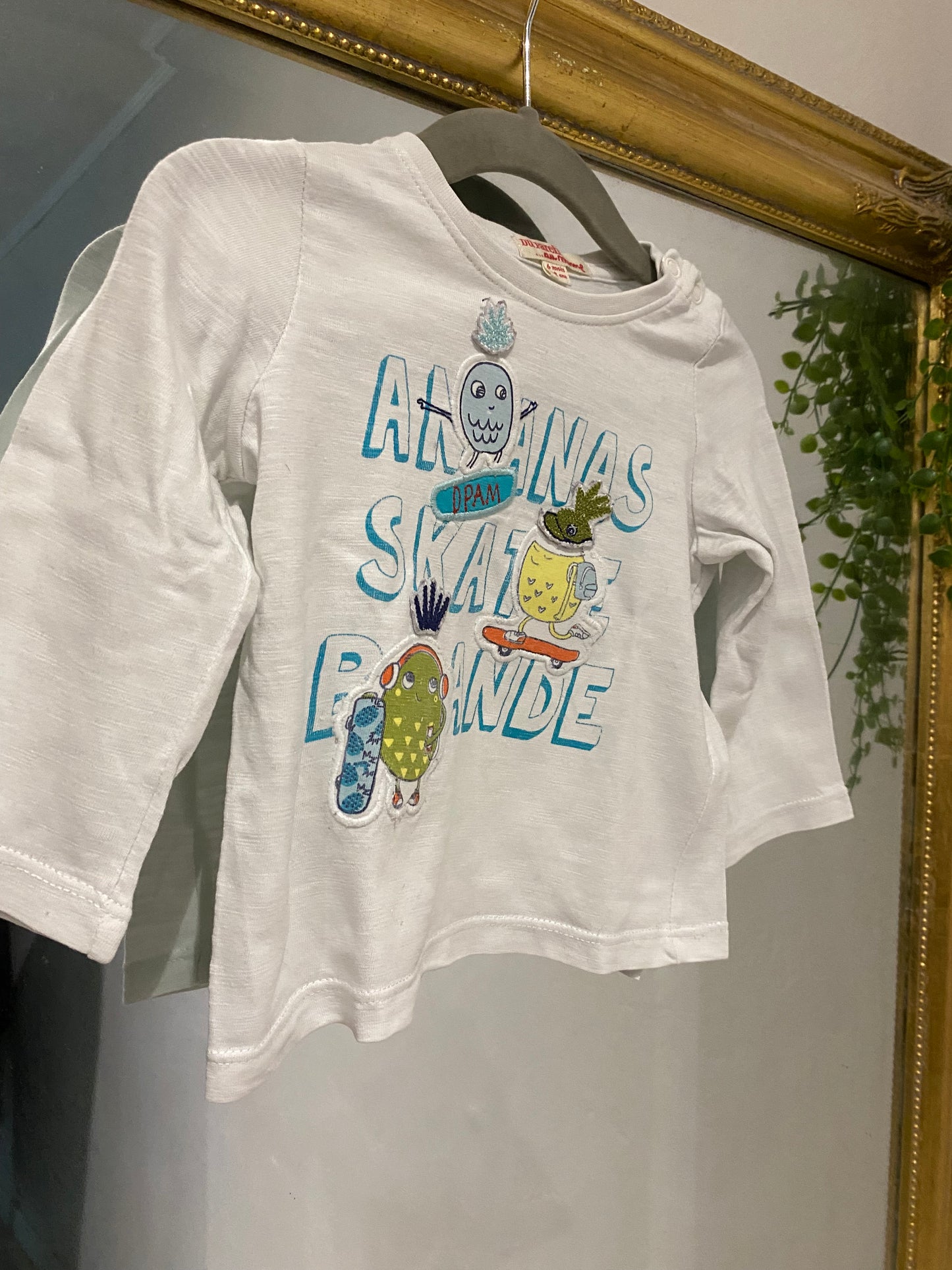 T shirt blanc 6 mois