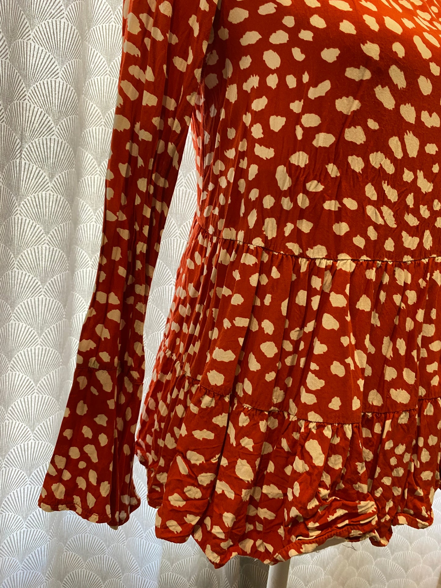 Blouse rouge et blanche – Shein – taille S