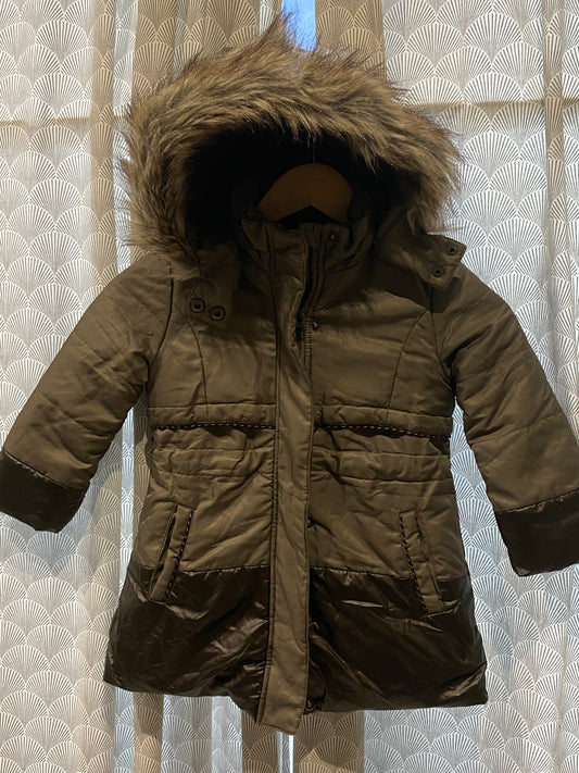 ❄️ Doudoune marron – Catimini – 4 ans