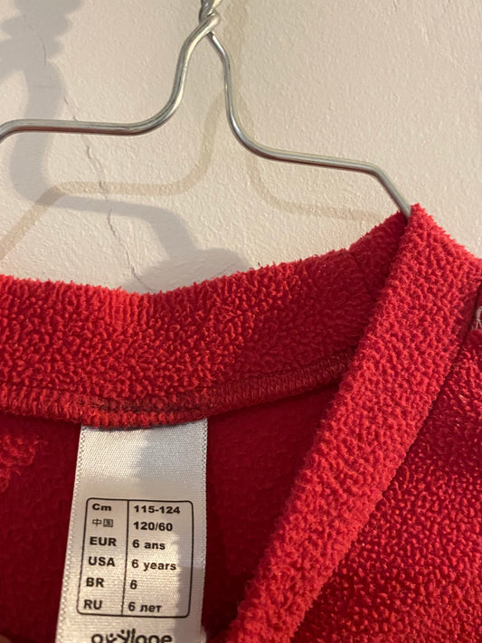 Polaire enfant saumon col rond – 6 ans – Quechua