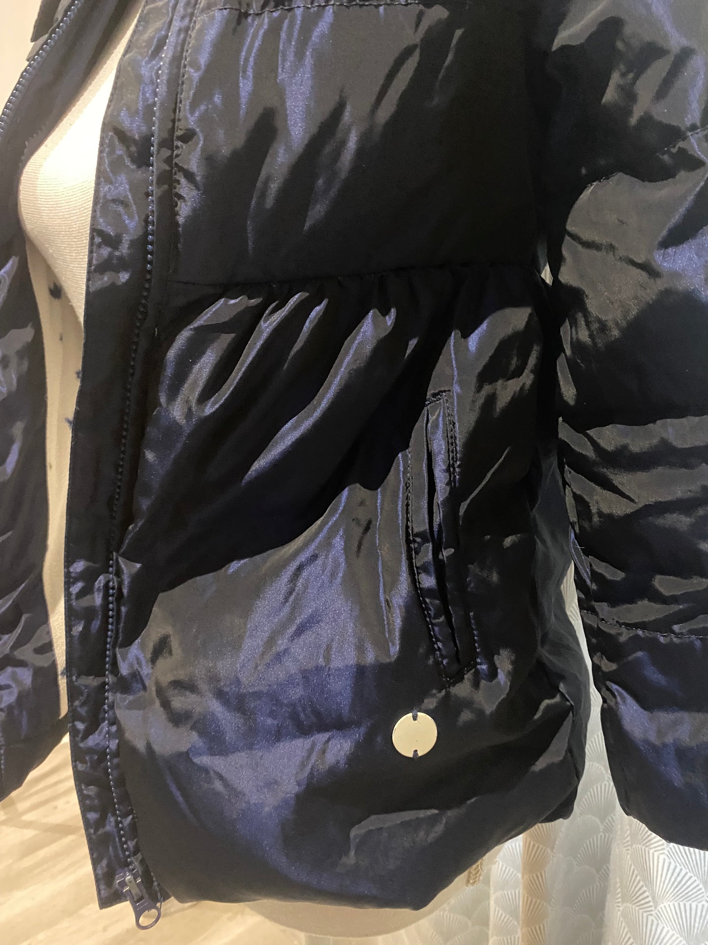 ❄️ Doudoune bleu électrique intérieur polaire – Sergent Major – 8 ans