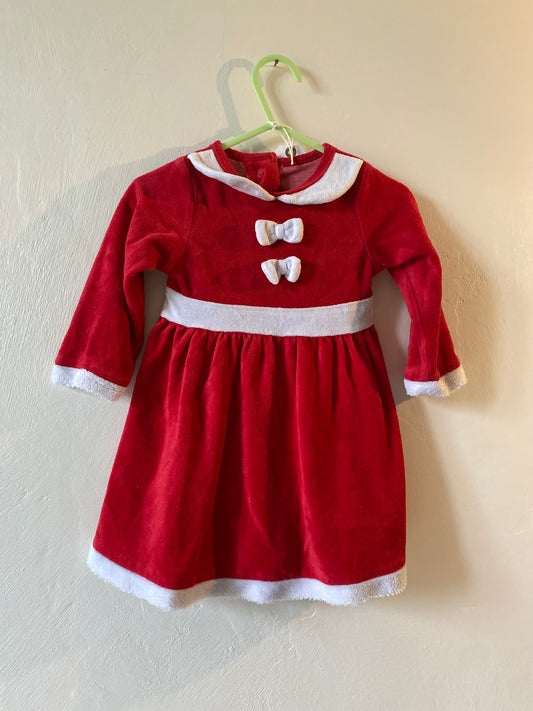 Robe Mère Noël bébé rouge – 9/12 mois – Early Days