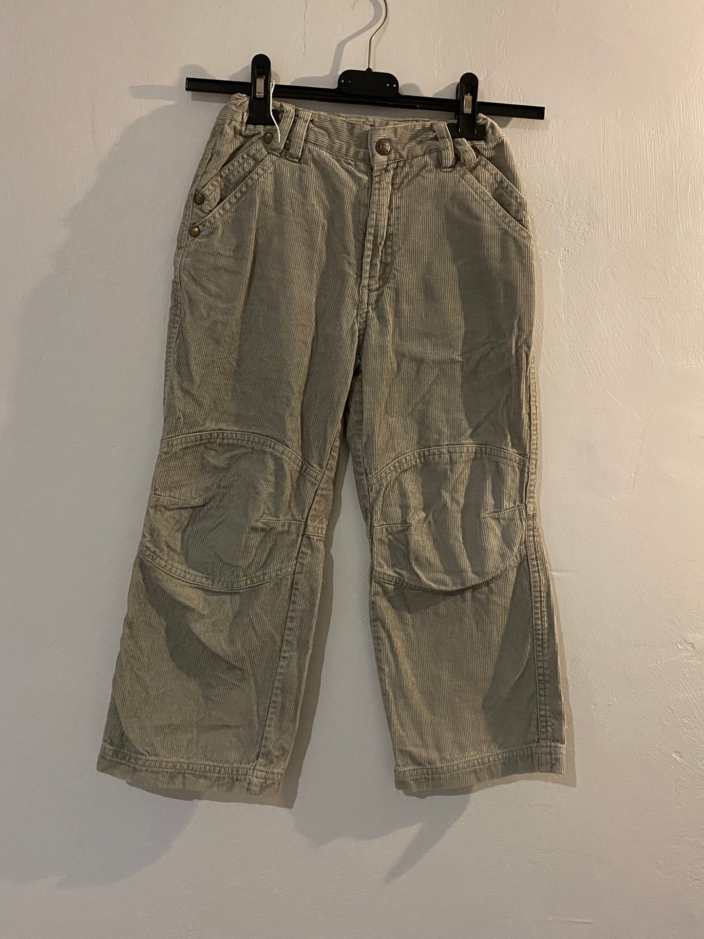 Pantalon large velours gris – 6 ans – Okaïdi