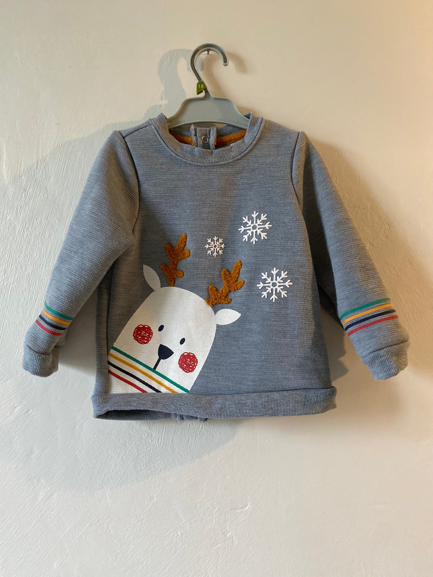 Pull bébé rennes tout doux – 18 mois – Orchestral