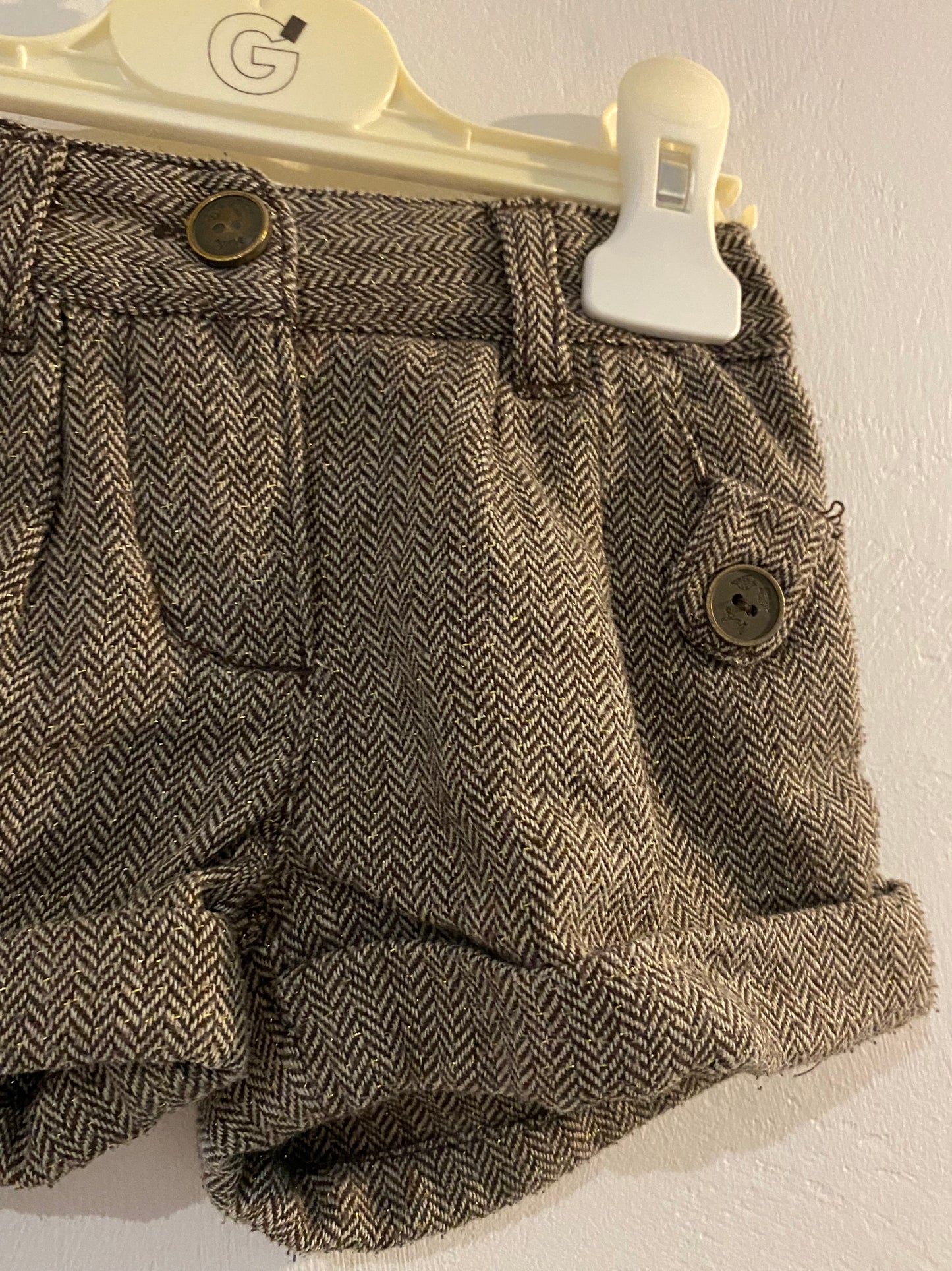 Short gris chiné épais bébé – 2 ans – Sergent Major