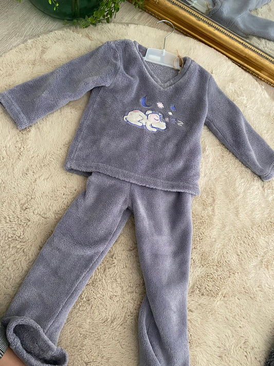 ⭐ Pyjama pilou extra chaud – Damart – 4 ans