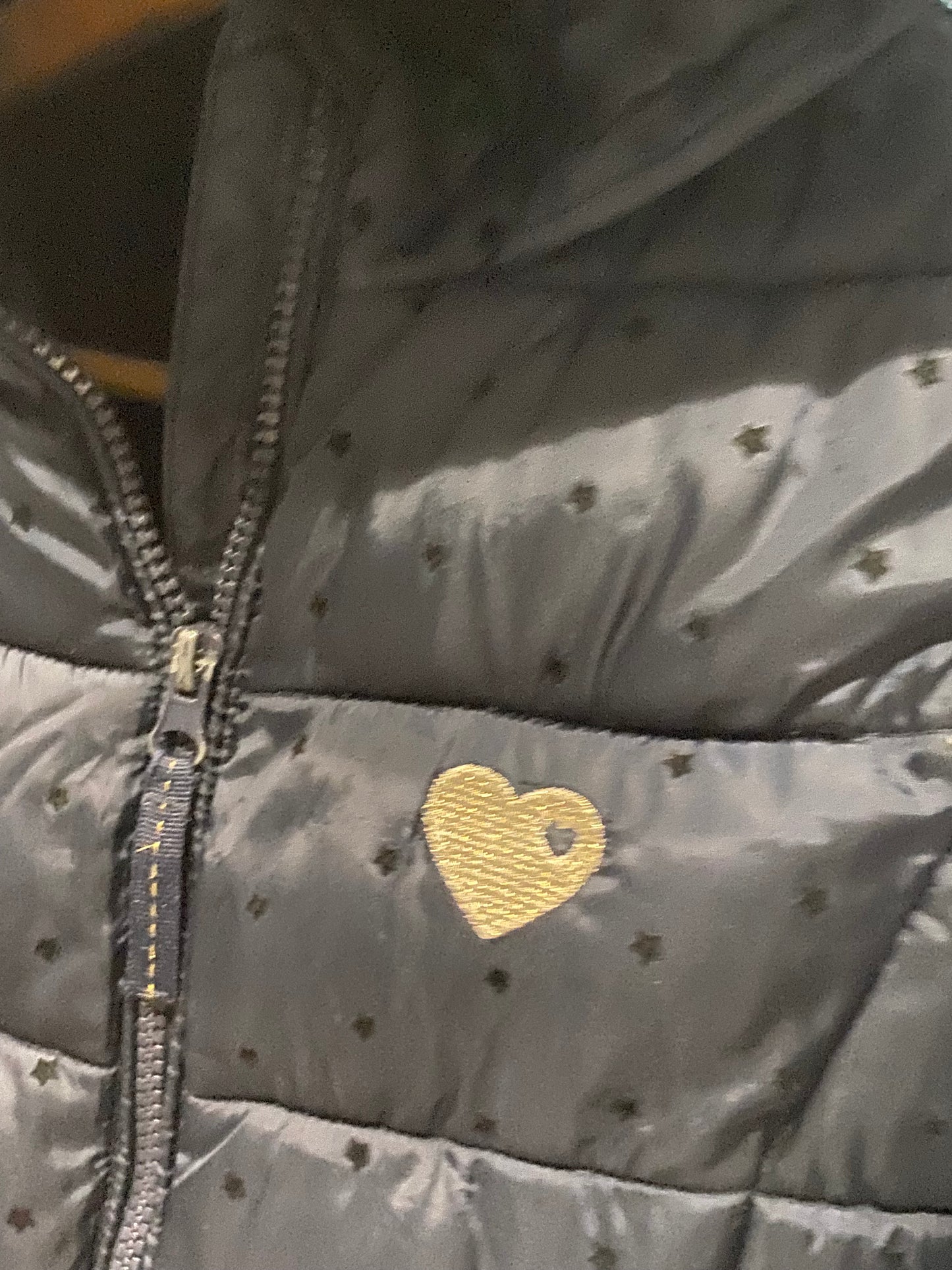 ❄️ Doudoune longue marine à capuche – Vertbaudet – 7 ans