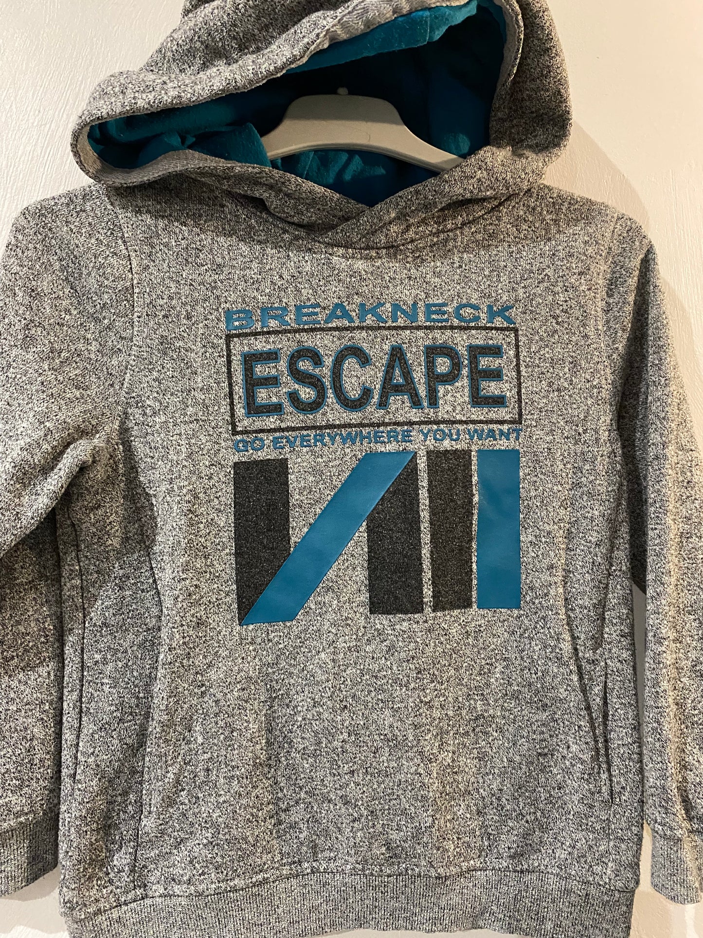 Sweat à capuche gris & bleu Escape – Orchestra – 8 ans