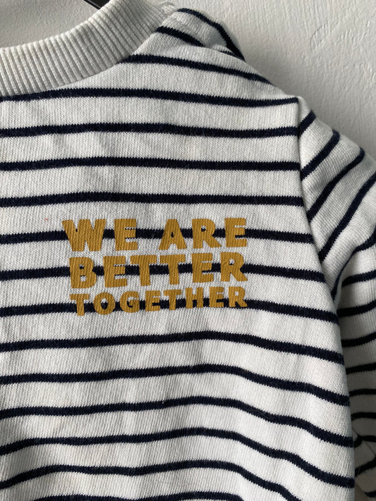 Sweat rayé bébé 9 mois Kiabi éco-conception