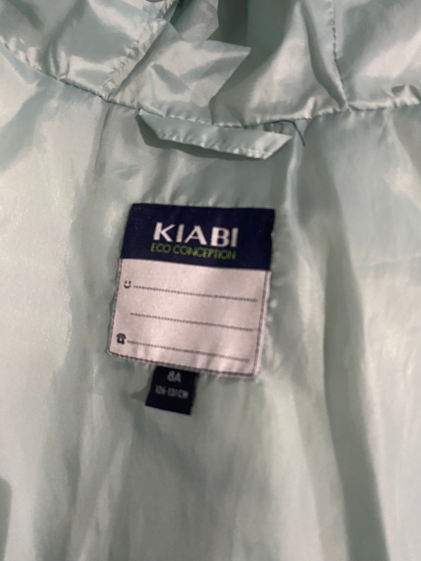 ❄️ Doudoune légère bleu ciel – Kiabi – 8 ans