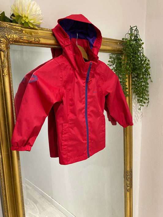 Kway fuschia 4ans