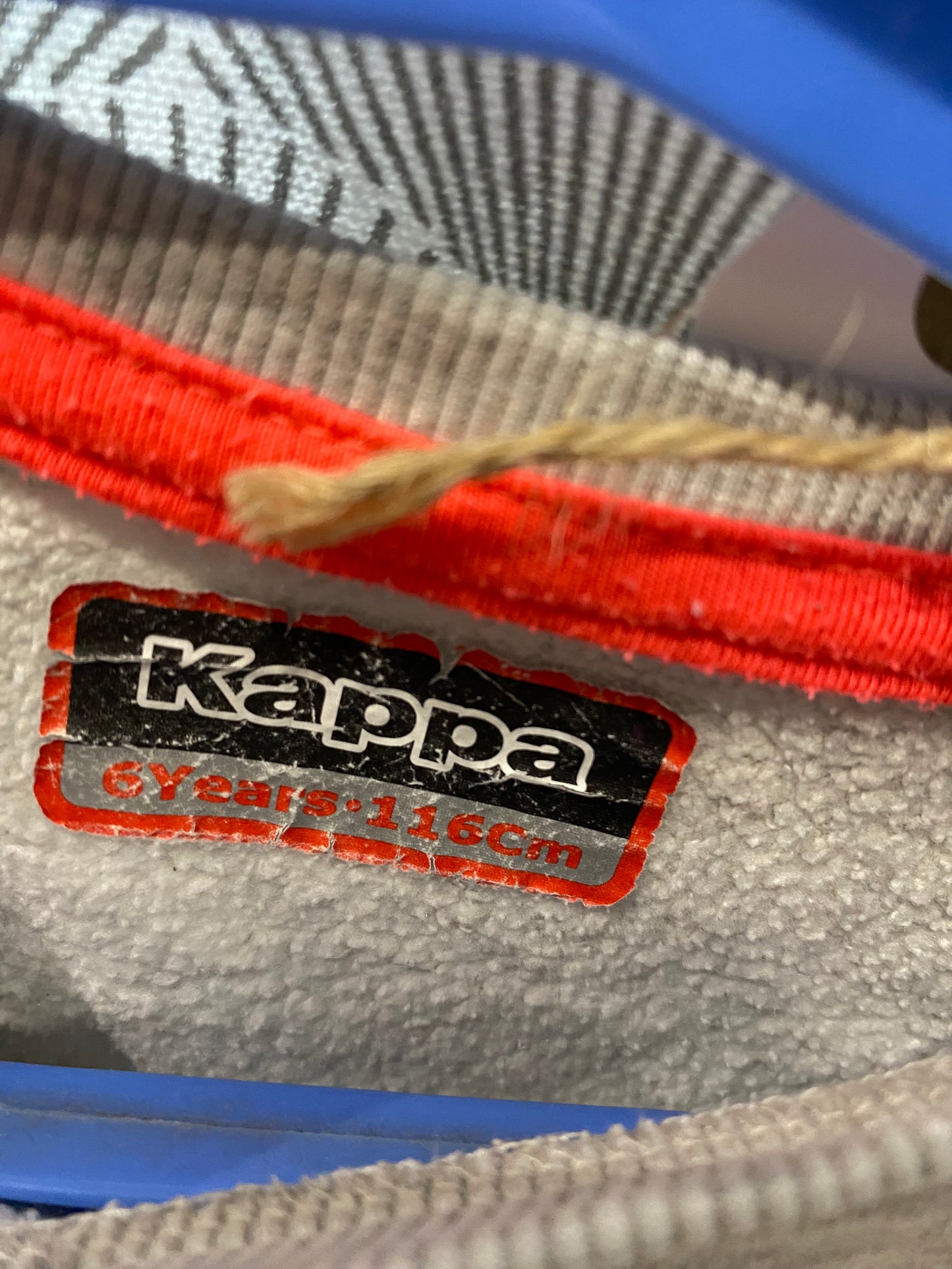 Sweat gris déco rose – 6 ans – Kappa