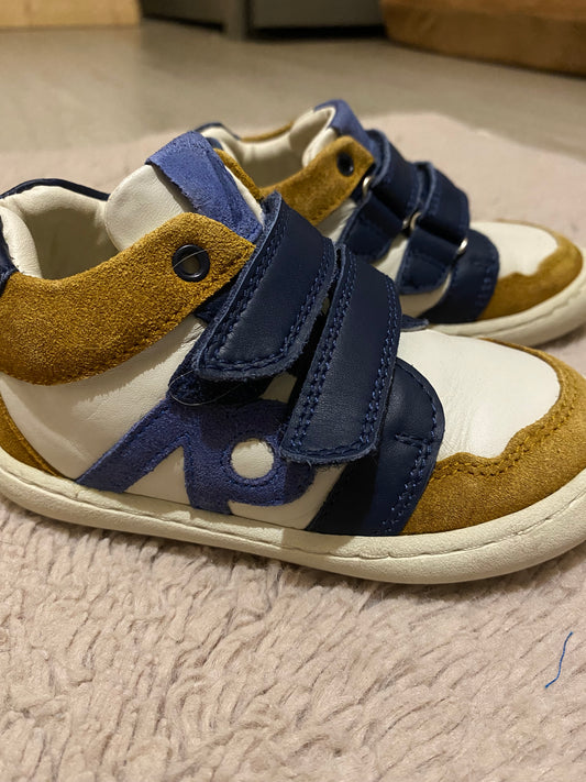 Baskets jaune et bleu à scratch – Vertbaudet | Taille 24