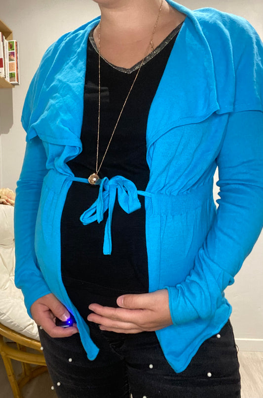 Gilet bleu S