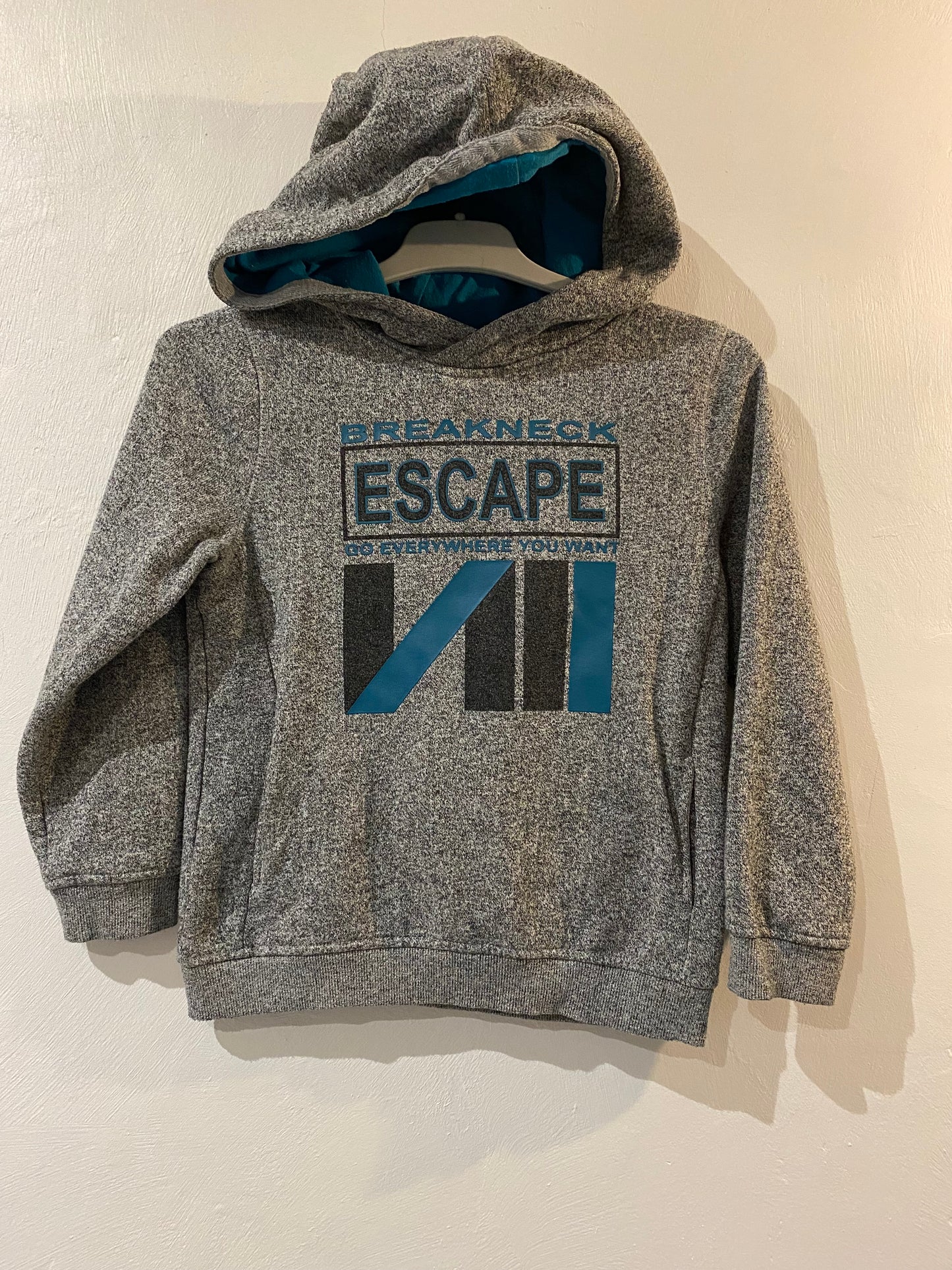 Sweat à capuche gris & bleu Escape – Orchestra – 8 ans