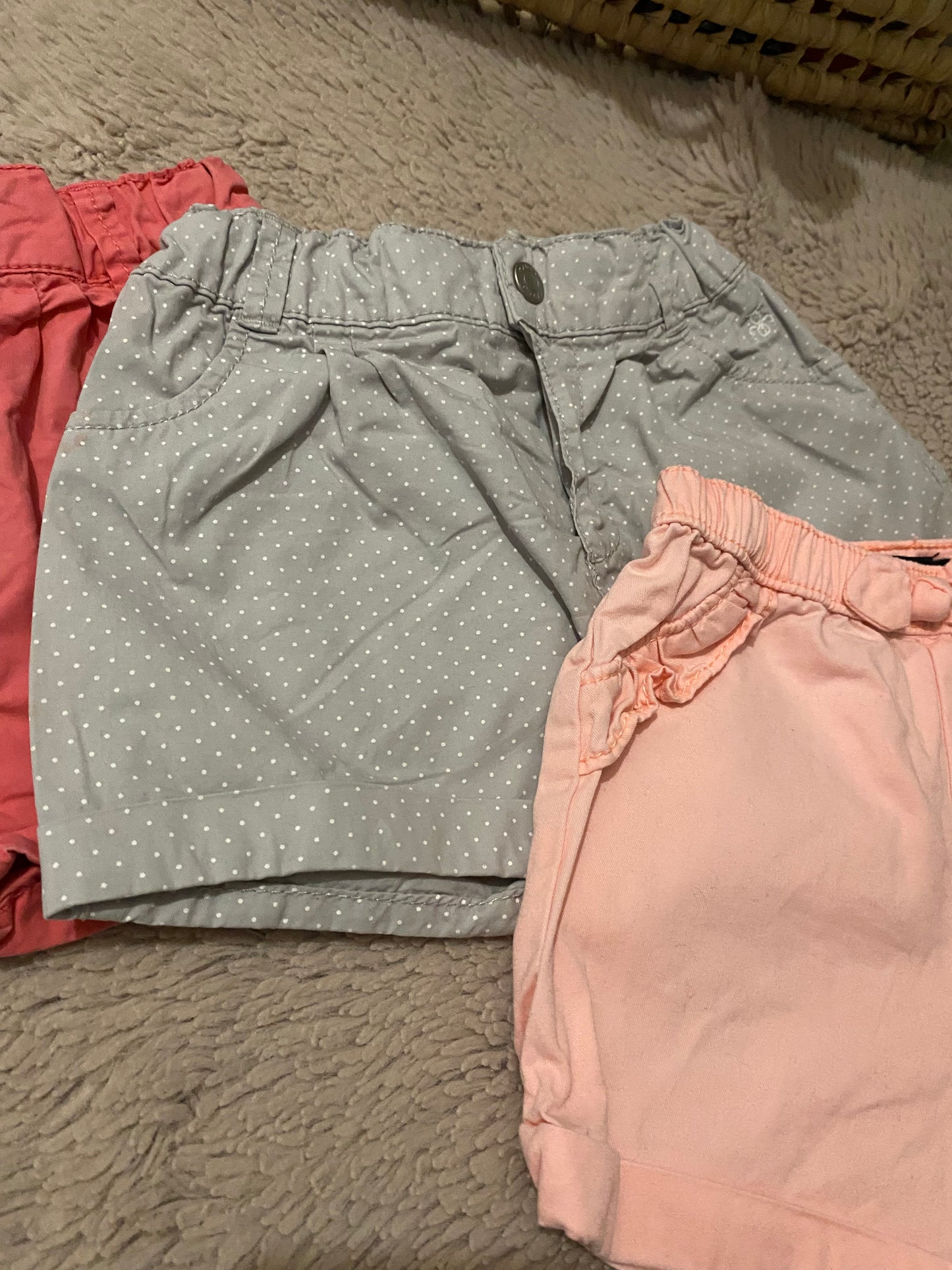 🎀 Lot de 3 t-shirts manches courtes pour bébé