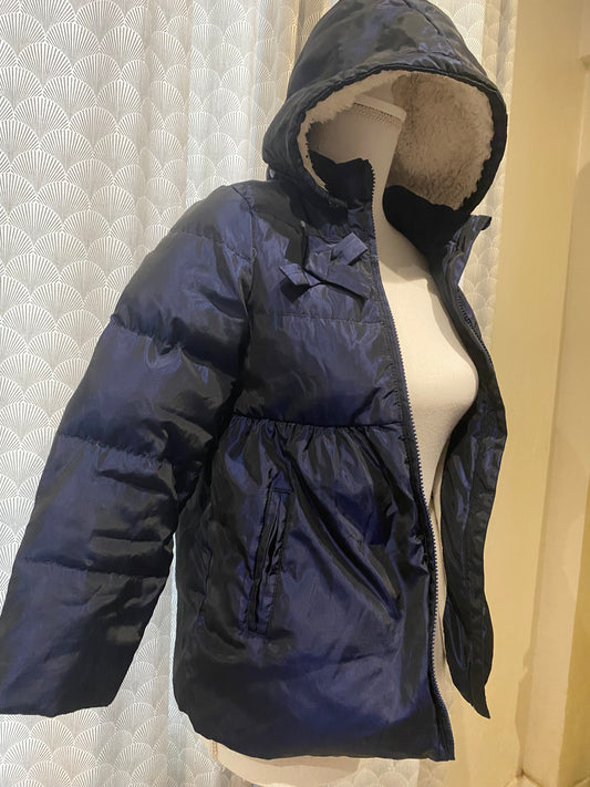 ❄️ Doudoune bleu électrique intérieur polaire – Sergent Major – 8 ans