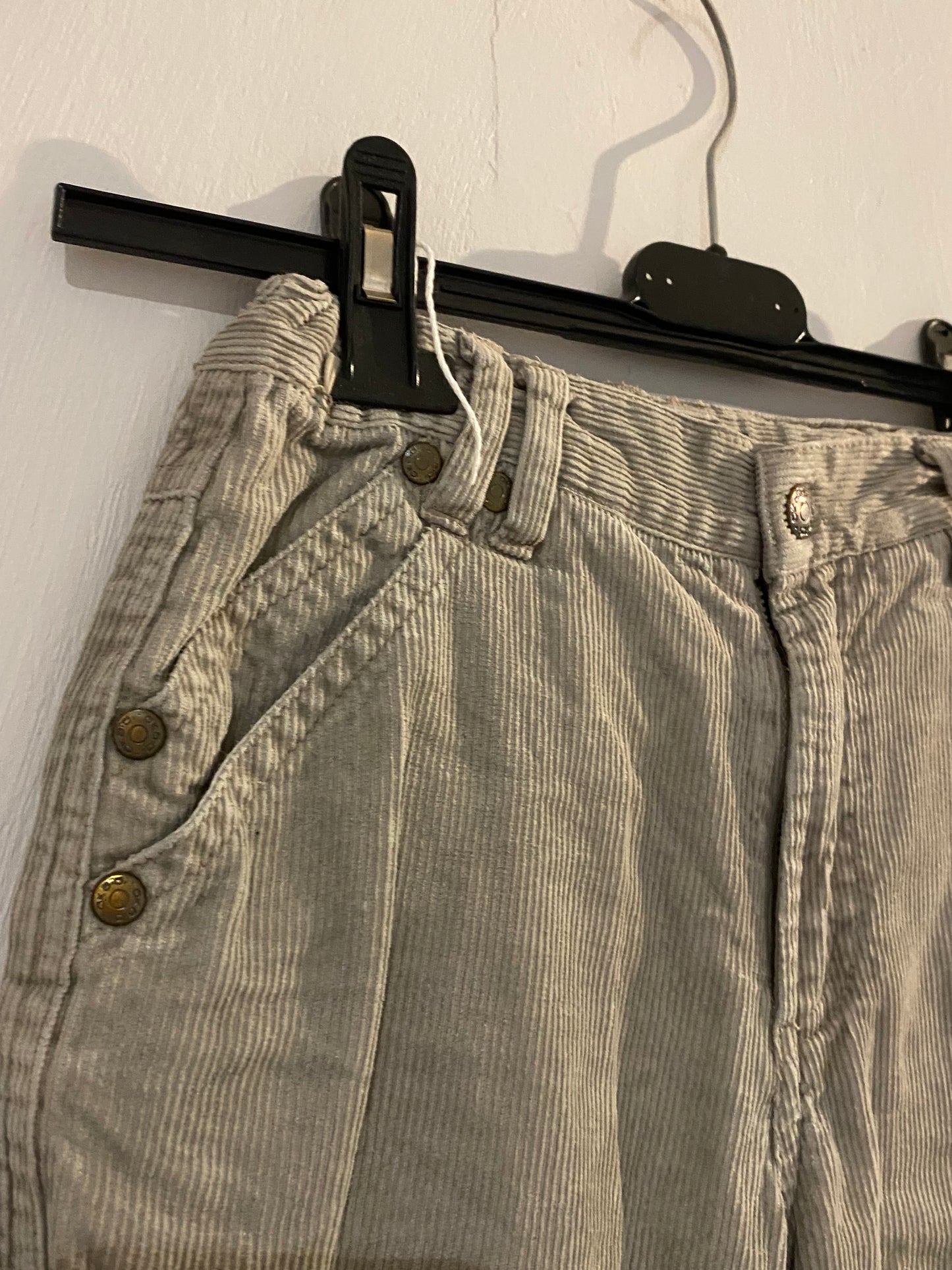 Pantalon large velours gris – 6 ans – Okaïdi