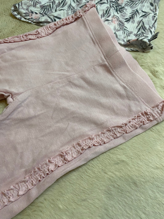 Legging rose 3/6 mois