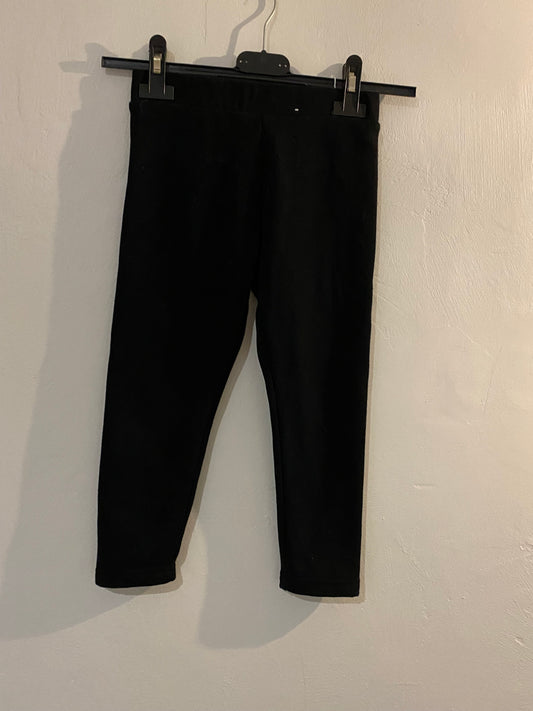 Legging noir polaire enfant – 3/4 ans – Primark